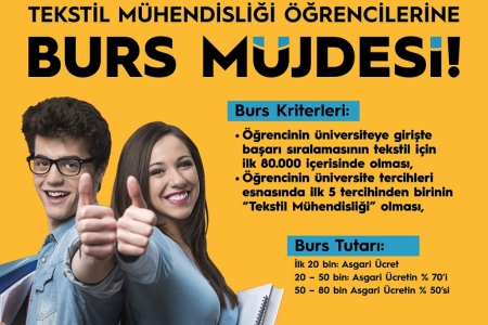 Tekstil Mühendisliği Bursu Sonuçlar