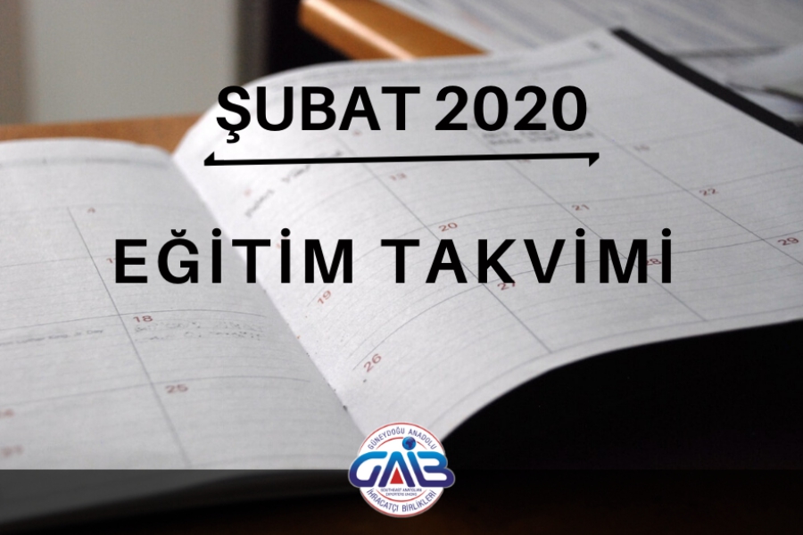 ŞUBAT 2020 EĞİTİMLERİ