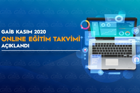 GAİB – KASIM 2020 ONLİNE EĞİTİM PROGRAMLARI HK.