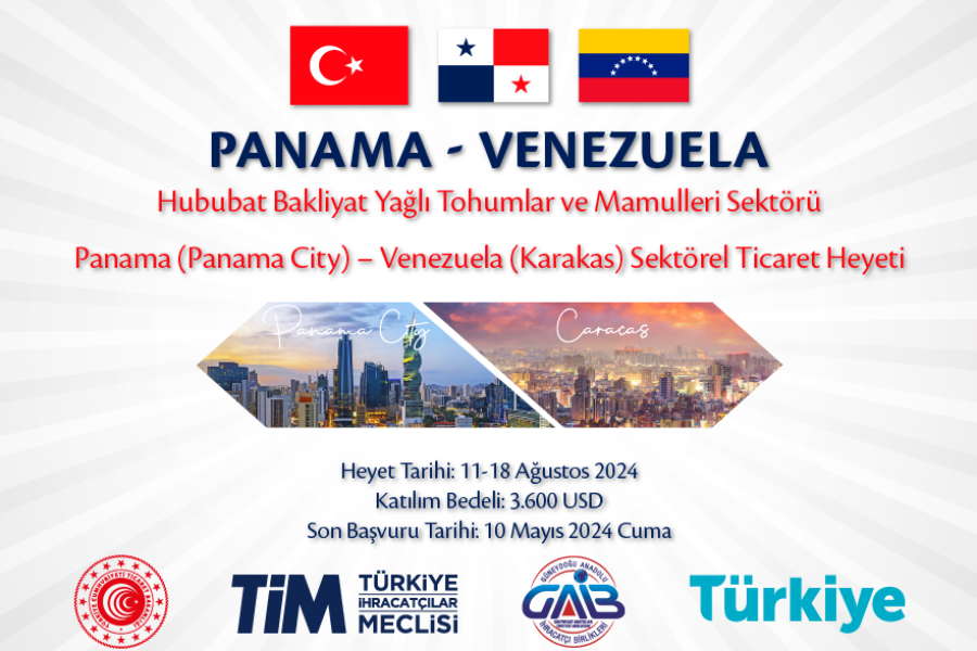Panama-Venezuela Sektörel Ticaret Heyeti
