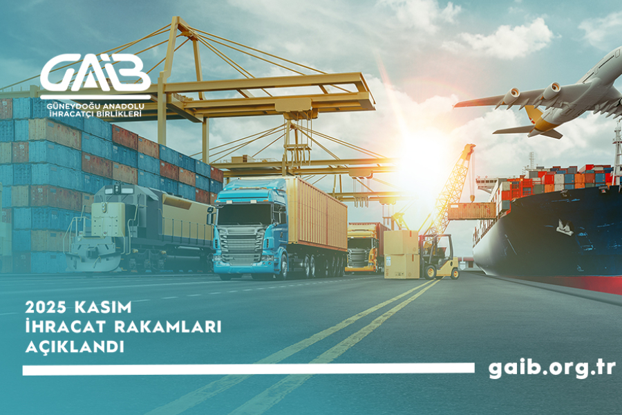 2025 YILI OCAK-KASIM DÖNEMİ İHRACAT RAKAMLARI