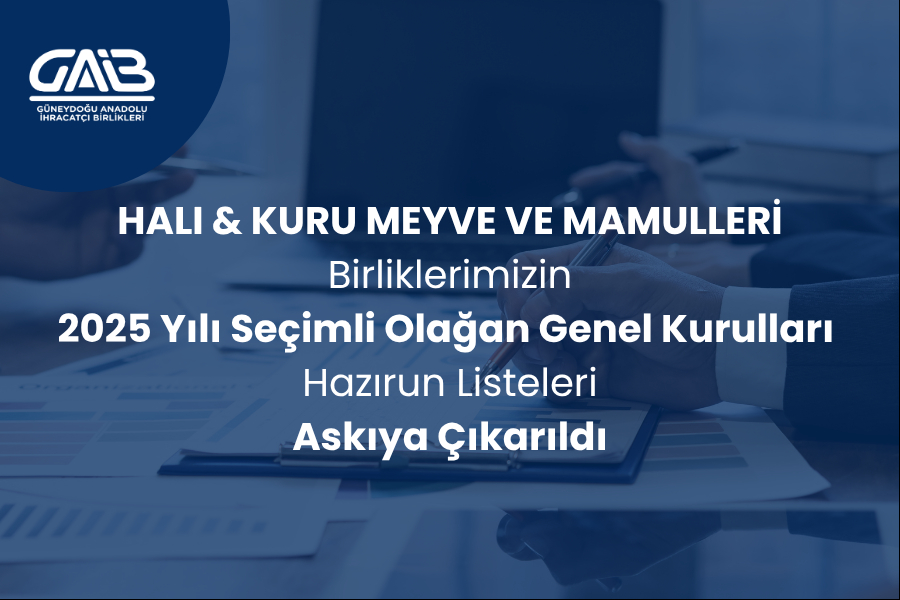 GENEL KURUL HAZIRUN LİSTELERİNİN ASKIYA ÇIKARILMASI