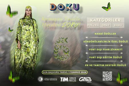 2026 DOKU KUMAŞ TASARIM YARIŞMASI’NA BAŞVURULAR BAŞLADI!